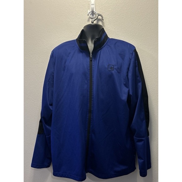 And1 Jacket Male Size 2XL Full Zip‎ Lightweight Blue Coat Basketball Sports - Picture 1 of 4